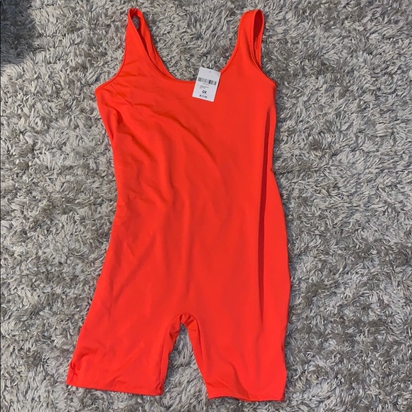 neon shorts jumpsuit